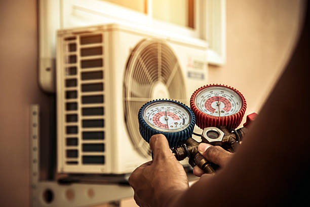 Professional Ductwork Repair technician working in Rochester, MA